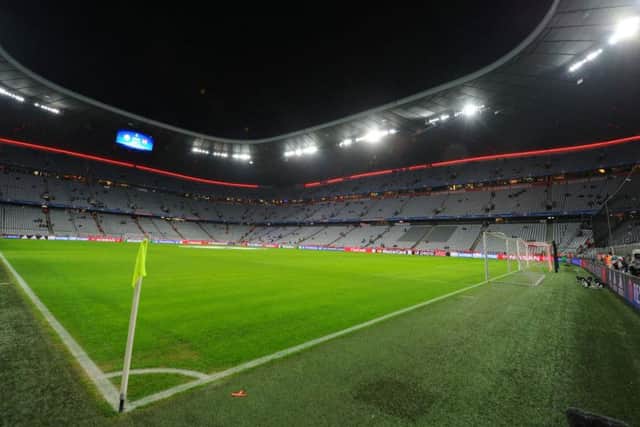 A general view of Bayern Munich's Allianz Arena stadium