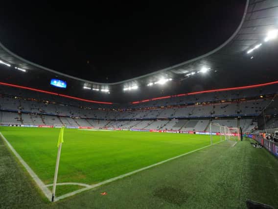 A general view of Bayern Munich's Allianz Arena stadium