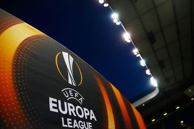 Scotland's Europa League entrants will find out their first round opponents on Tuesday.