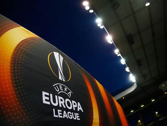 Scotland's Europa League entrants will find out their first round opponents on Tuesday.