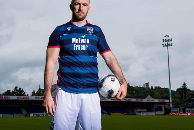 Signed from Highland rivals Inverness CT in 2017, taking over Derek Holmes as the Staggies' most expensive.