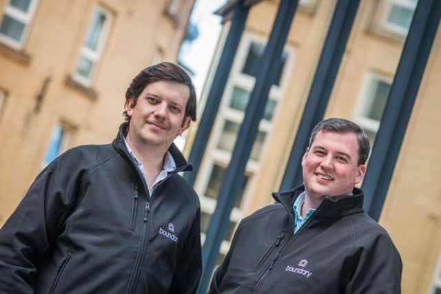 Walton (left) and Knox sold IPos to Swedish payments firm iZettle in 2016. Picture: Chris Watt.