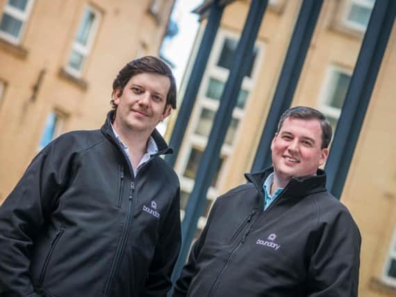Walton (left) and Knox sold IPos to Swedish payments firm iZettle in 2016. Picture: Chris Watt.