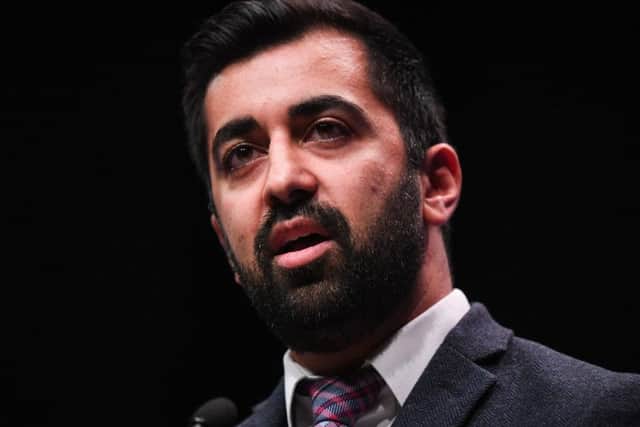 Justice Secretary Humza Yousaf told MSPs that he was unable to publish an SPFL dossier about sectarianism because of a confidentiality agreement (Picture: Jeff J Mitchell/Getty Images)