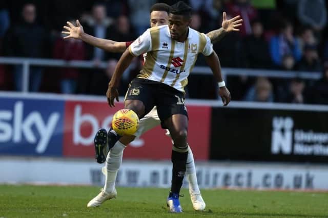 Chuks Aneke is a transfer target for Hearts and Hibs. The former Arsenal youngster hit 19 goals for MK Dons last season, and has emerged as a possible target for Barnsley, Hull, Portsmouth and Wigan.