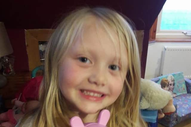 Alesha MacPhail, 6, whose body was discovered on the Isle of Bute last July. Picture: Facebook