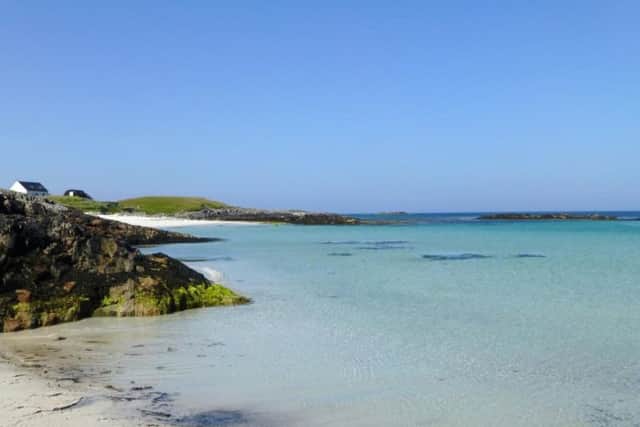 Sandy beach and crystal clear blue green sea at Caolas, isle of Tiree. (Picture: Shutterstock)