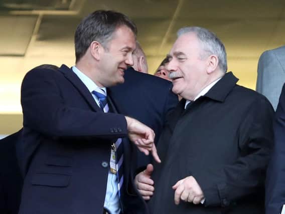 Rod Petrie, right, recently became chairman of the SFA.