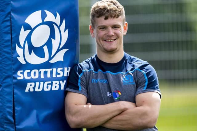 Winger Darcy Graham at Scotland's training camp in Inverness. Picture: Craig Williamson/SNS/SRU