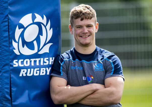 Winger Darcy Graham at Scotland's training camp in Inverness. Picture: Craig Williamson/SNS/SRU