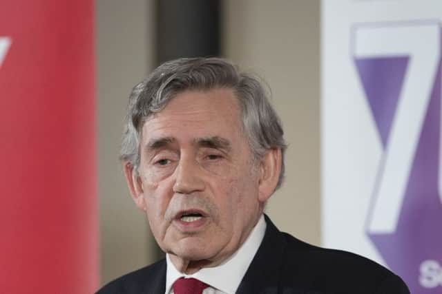 Gordon Brown. Picture: John Devlin