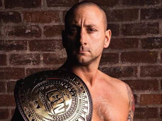 Adrian McCallum - known by his ring name Lionheart - has died at the age of 36. Picture: ICW