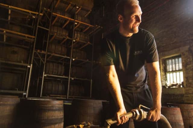 The job is at the Single Malt Whisky Distillery on Jura.