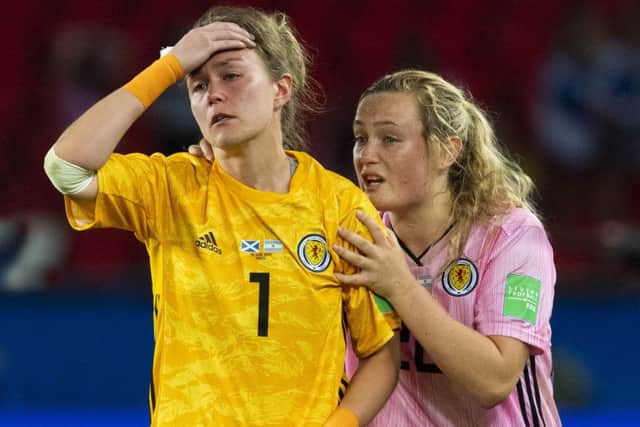 Scotland fans were devastated by the result on Wednesday. Picture: SNS