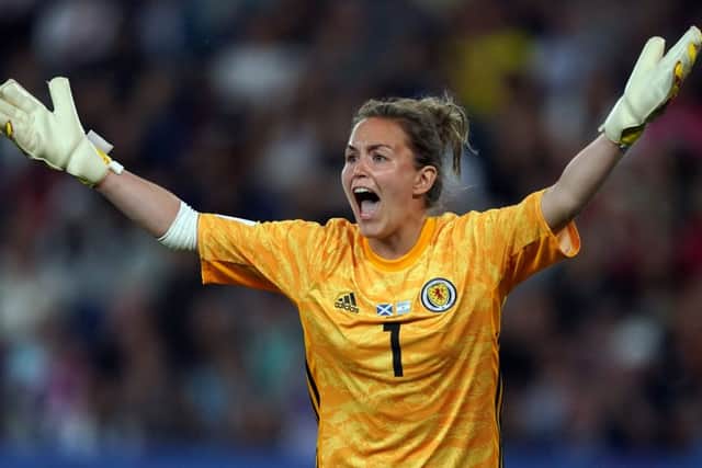 Scotland goalkeeper Lee Alexander. Picture: AFP/Getty Images