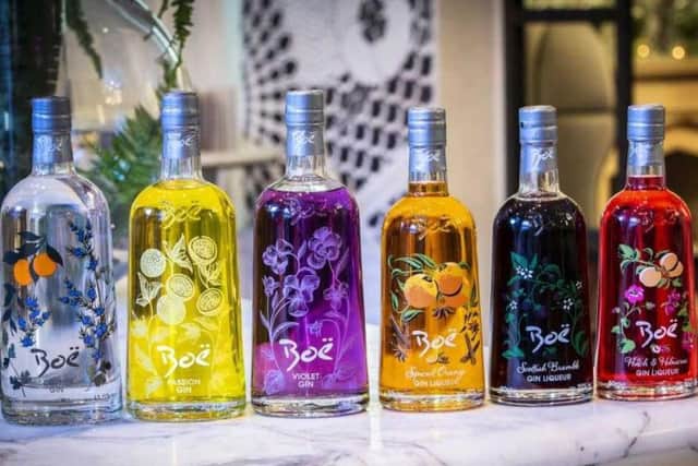 The firm produces full-strength gins infused with tastes such as violet and passion fruit, as well as the traditionally flavoured spirit. Picture: Contributed