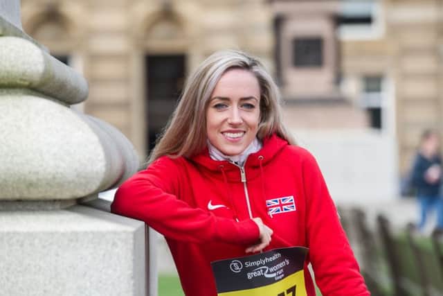 Eilish McColgan, pictured in Glasgow, has now made St Moritz her favoured training location. Picture: John Devlin