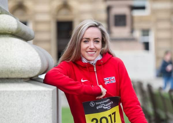 Eilish McColgan, pictured in Glasgow, has now made St Moritz her favoured training location. Picture: John Devlin