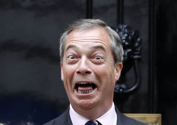 Nigel Farage. Picture: AFP/Getty
