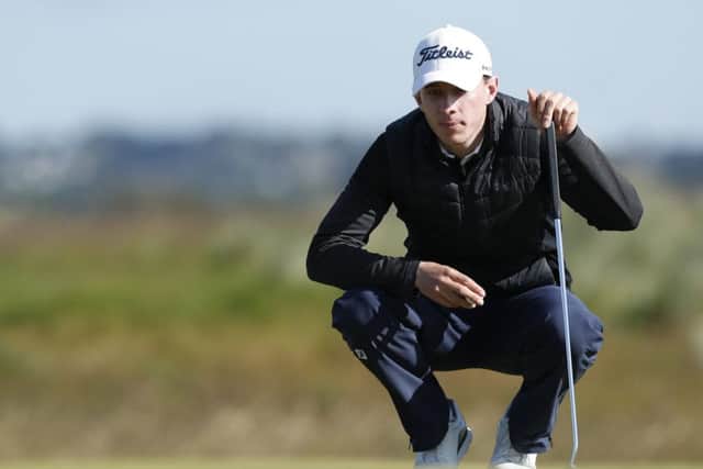 PORTMARNOCK, IRELAND - JUNE 21: Euan Walker of Scotland in action during day five of the R&A Amateur Championship at Portmarnock Golf Club on June 21, 2019 in Portmarnock, Ireland. (Photo by Luke Walker/R&A/R&A via Getty Images)