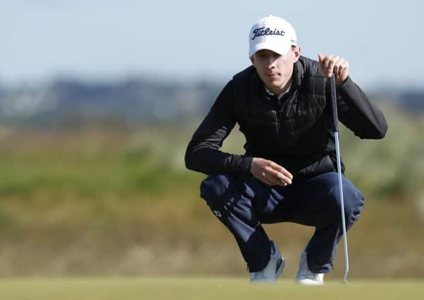 PORTMARNOCK, IRELAND - JUNE 21: Euan Walker of Scotland in action during day five of the R&A Amateur Championship at Portmarnock Golf Club on June 21, 2019 in Portmarnock, Ireland. (Photo by Luke Walker/R&A/R&A via Getty Images)