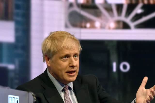 Boris Johnson. Picture: BBC