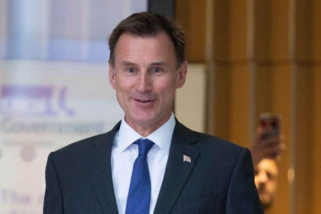 Jeremy Hunt writes in today's Scotland on Sunday. Picture: Mark Thomas