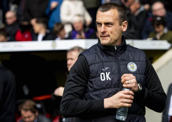 St Mirren look set to lose manager Oran Kearney. Picture: SNS