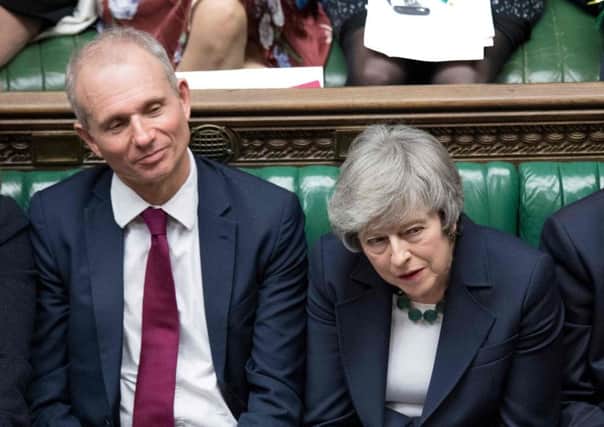 Theresa May and de facto deputy PM David Lidington. Picture: PA