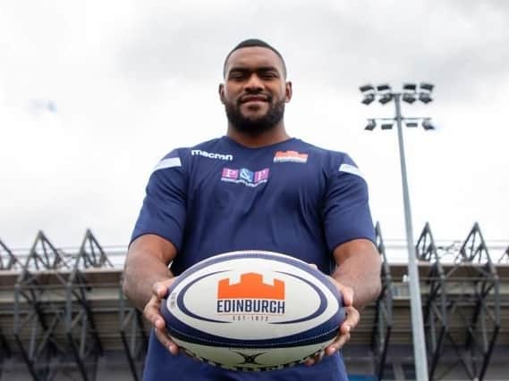 Kunavula (pictured) has penned a long-term deal with Edinburgh