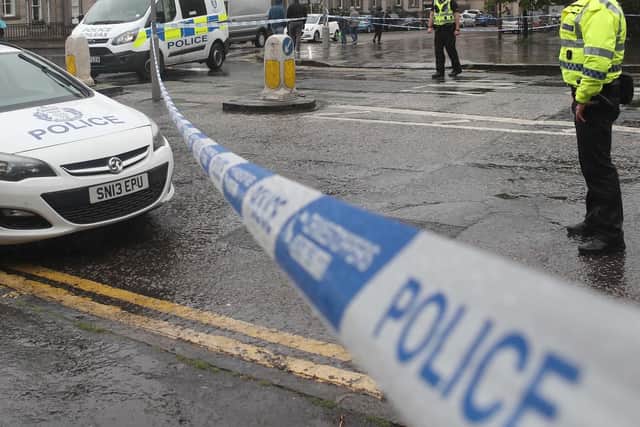 A police officer was hit by a car in Glasgow. Stock image. Picture: PA