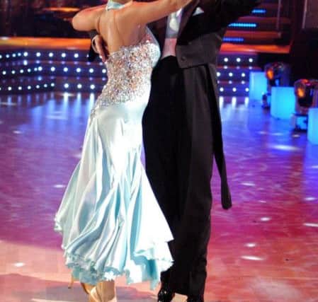 With Darren Bennett in the second series of Strictly Come Dancing, 2004. The pair went on to win the Glitterball. Picture: PA Photo: Kieron McCarron