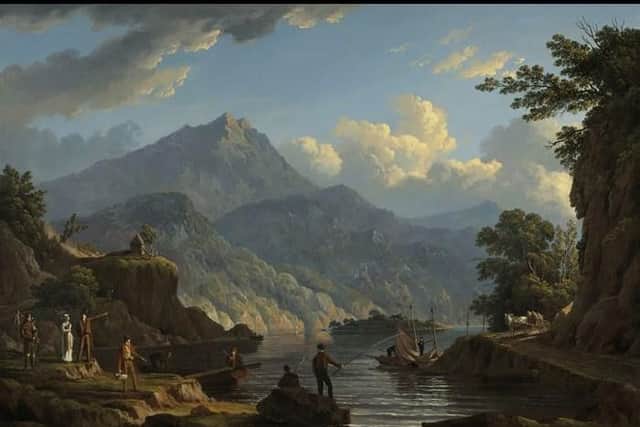 John Knox's 1815 painting of Loch Katrine in the Trossachs is one of the earliest images of Scottish tourism.