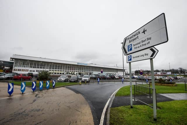 Prestwick Airport has received £9m from the US Defence Logistics Agency under Donald Trump's government. Picture: John Devlin