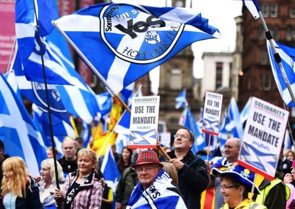 A repeat of the 2014 independence referendum is being planned for next year