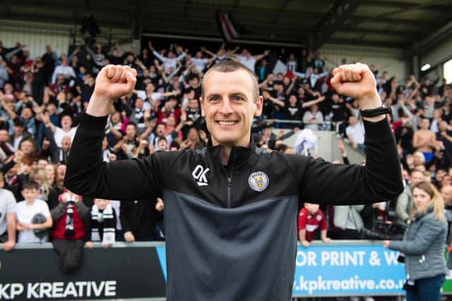 St Mirren manager Oran Kearney.