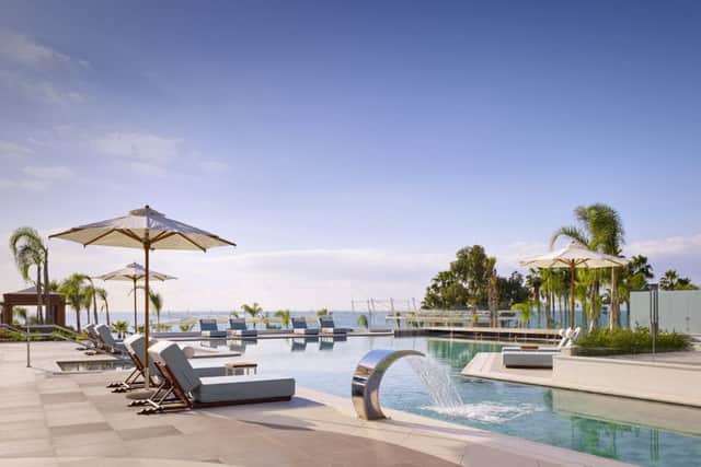The pool at Parklane, a Luxury Collection Resort & Spa in southern Cyprus