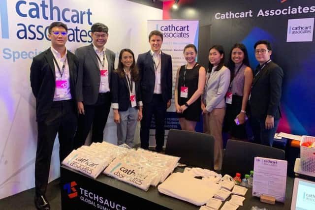 The Cathcart team in Bangkok, where headcount has doubled in the last year. Picture: Contributed