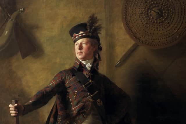 Detail of 'Col Alastair Ranaldson Macdonell of Glengarry', a circa 1812 portrait by Sir Henry Raeburn