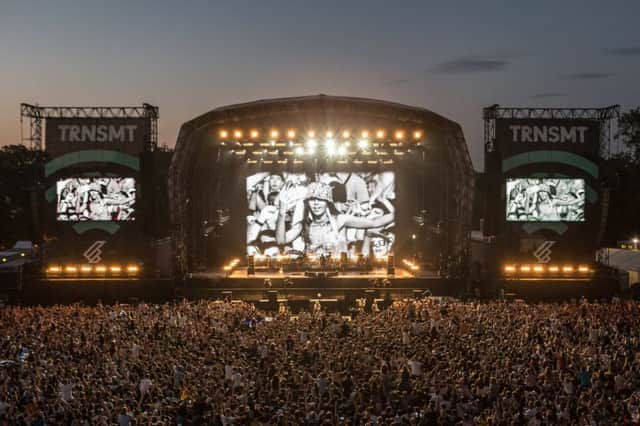 Glasgow's TRNSMT festival, pictured during the 2018 event, has set up a Queen Tut's stage to promote female artists