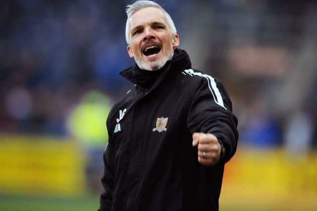 Alloa Athletic manager Jim Goodwin is wanted by St Mirren. Picture: Michael Gillen