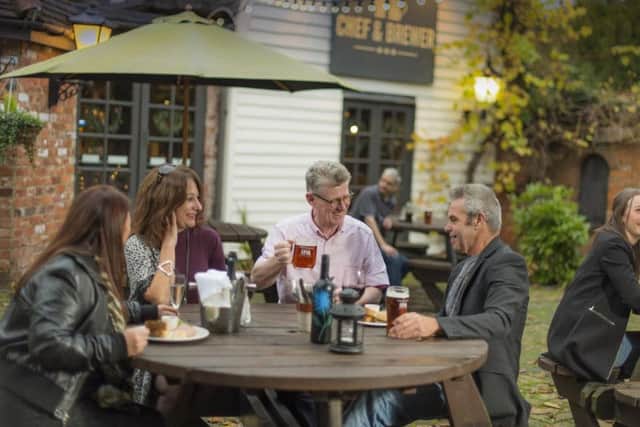 Favourable weather and the football World Cup boosted pub sales at Greene King: Picture: Greene King