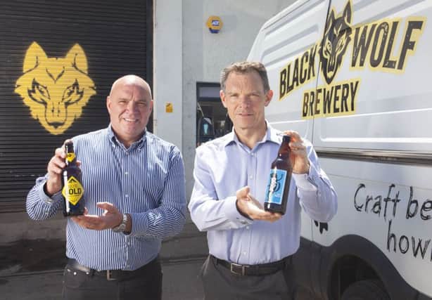 Kenny Webster (left) of Isle of Skye Brewing Company with Graham Coull, director of VC2 Brands. Picture: Contributed