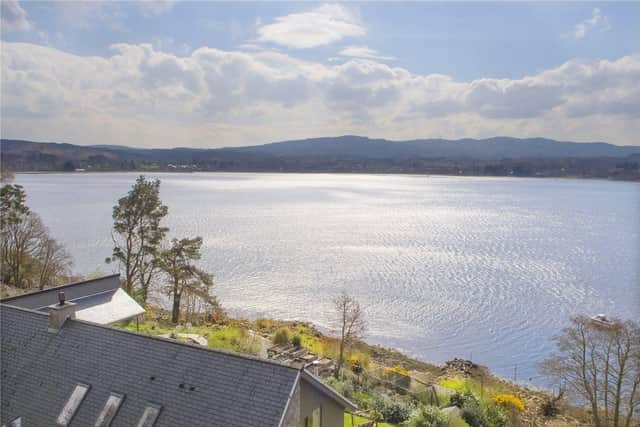 The house has a loch side setting and mooring.