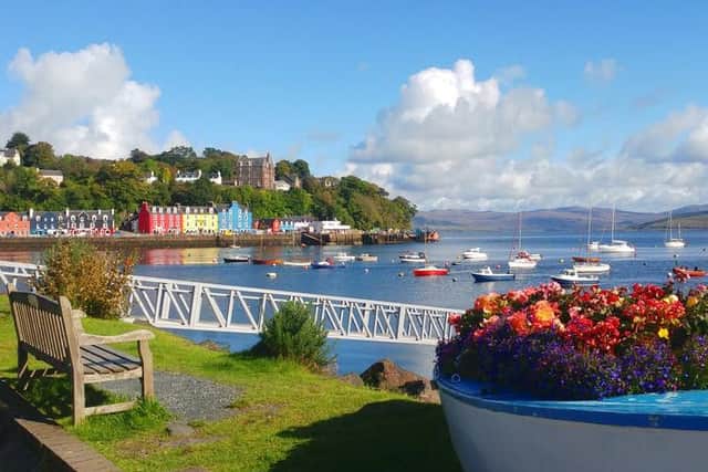 Famous for its colourful sea-front houses, the capital of Mull is a perfect base to explore the island or go fishing.