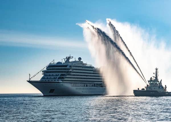 Cruise ships are expected to bring a million people to Scotland next year
