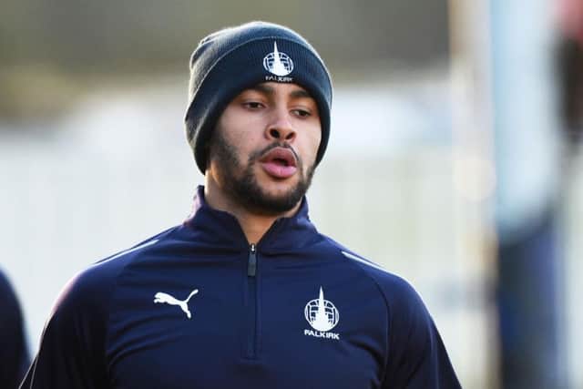 Former Falkirk player Dennon Lewis.
