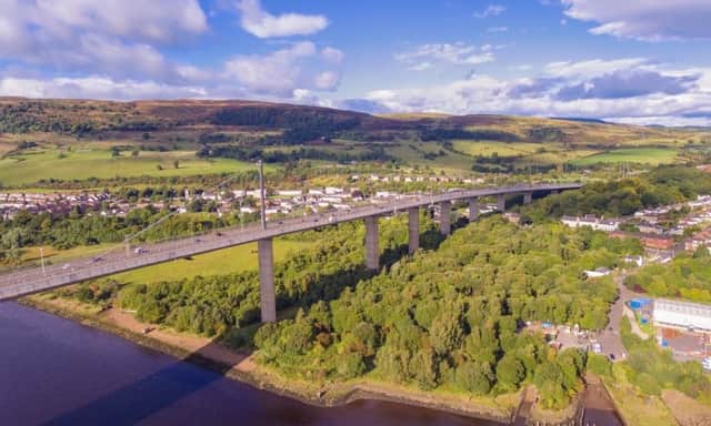 The 1.3km bridge over the River Clyde was opened in 1971. Picture: Shutterstock image licensed to Spencer Group
