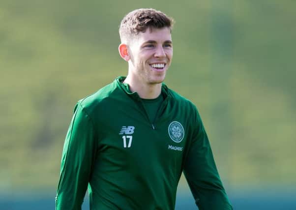 Ryan Christie is back in training with Celtic after recovering from a facial injury he sustained in April. Picture: Ross Parker/SNS
