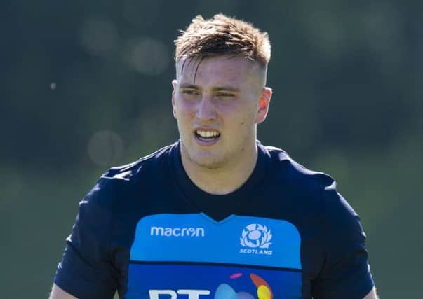 Matt Fagerson at Scotland's World Cup training camp at Oriam. Picture: SNS